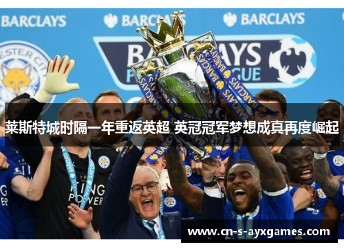 莱斯特城时隔一年重返英超 英冠冠军梦想成真再度崛起